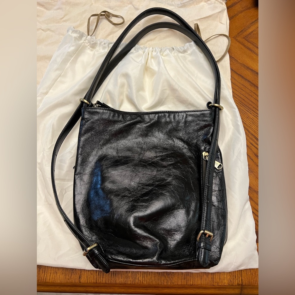HOBO black convertible backpack to Shoulder bag